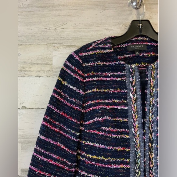 Talbots 8 Petite blazer. Spice up your wardrobe with this adorable piece. EUC! - Picture 4 of 11
